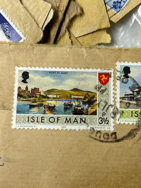 Mixed Bag/Job Lot of Collectible Vintage/Retro British and World Stamps
