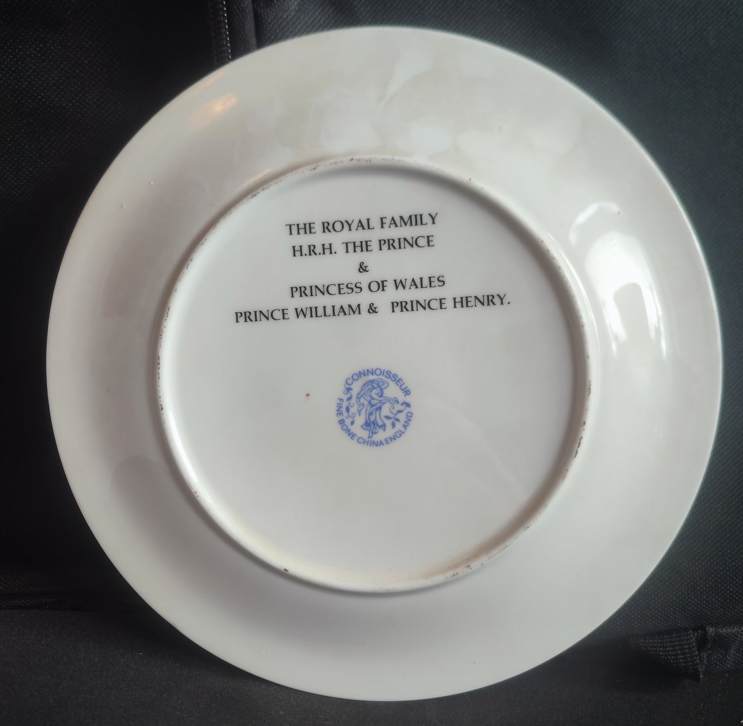 Connoisseur Prince & Princess of Wales Fine Bone China Collectors Plate