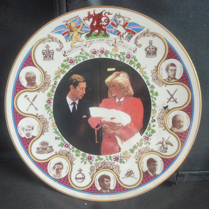 Commemorative Birth of Prince Henry Charles Albert David 1984 Collectors Plate
