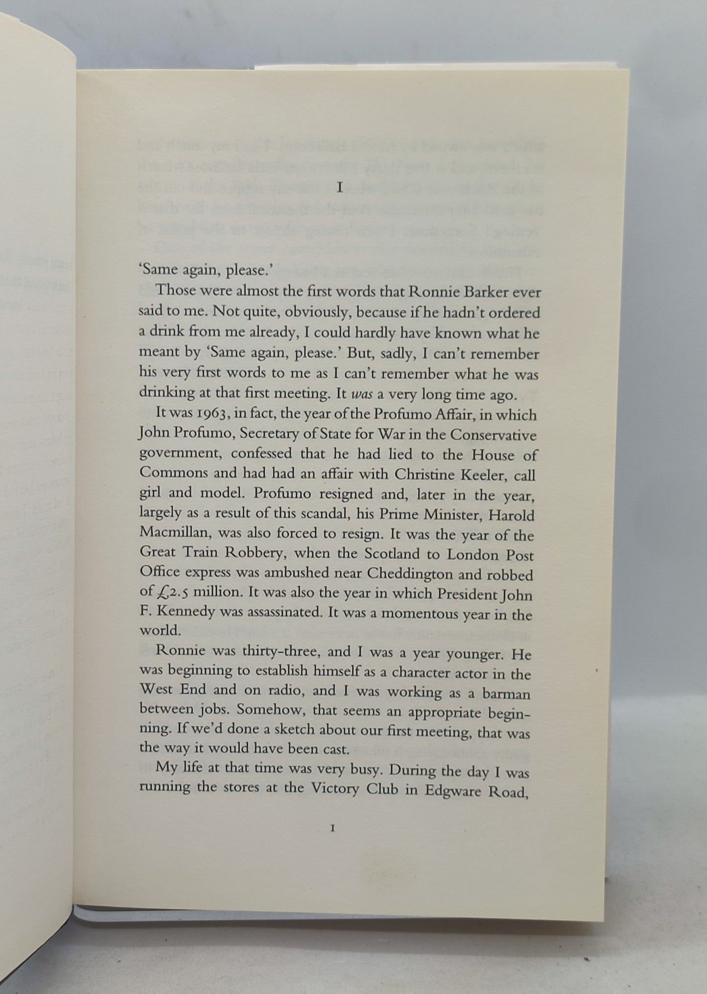 And It's Goodnight From Him The Autobiography of The Two Ronnies, Ronnie Corbett