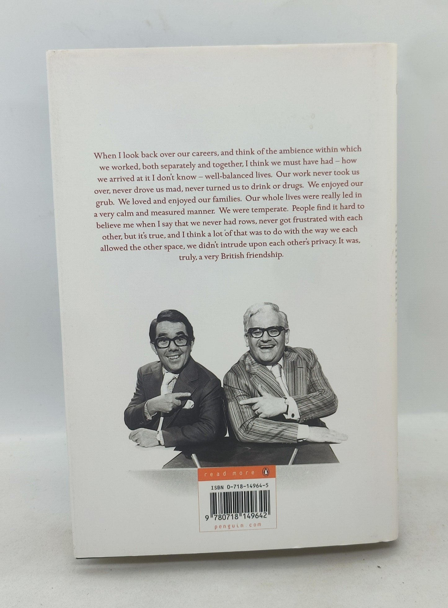 And It's Goodnight From Him The Autobiography of The Two Ronnies, Ronnie Corbett