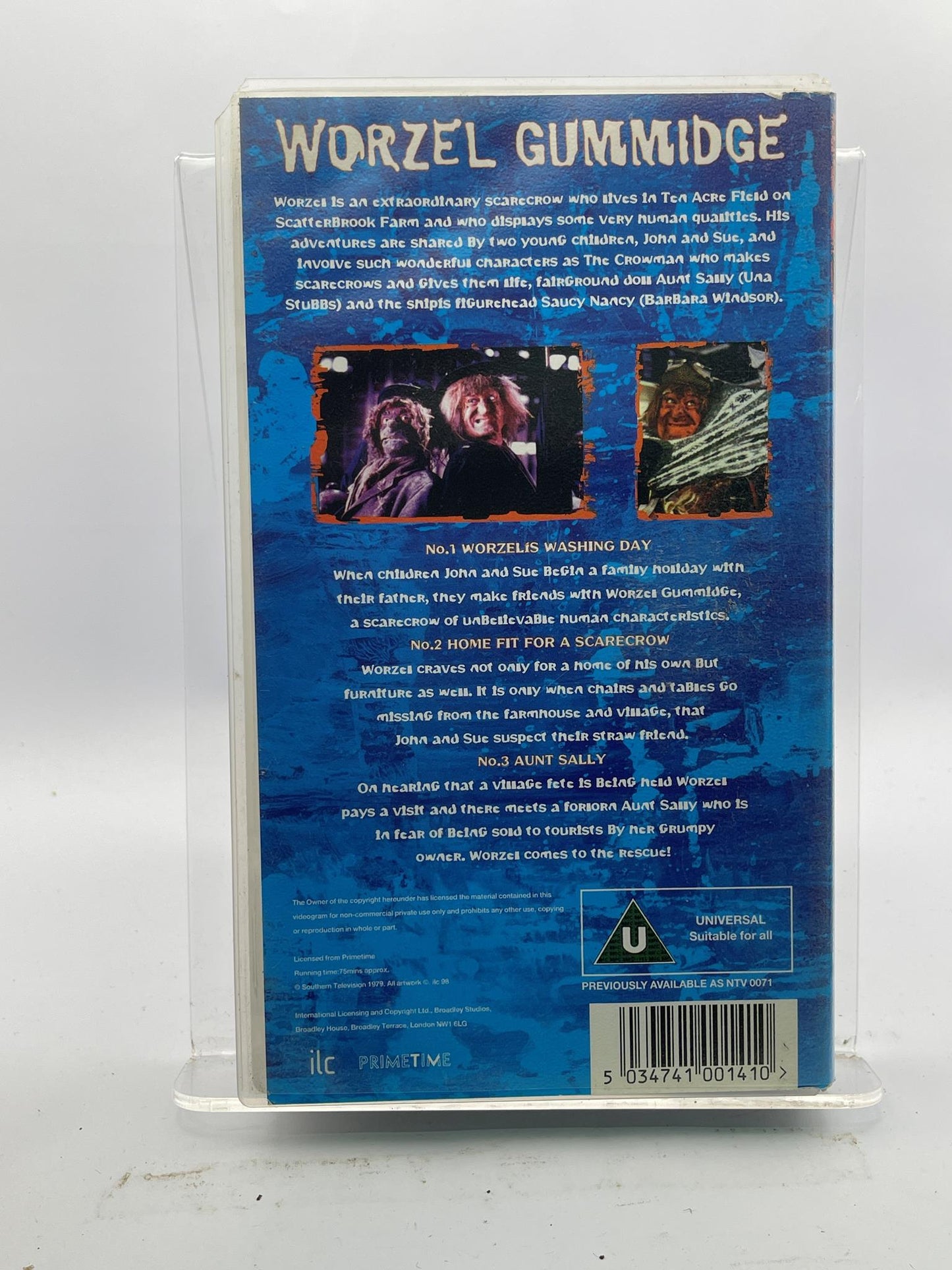 Worzel Gummidge Episodes 1, 2 & 3 On VHS Video Cassette Tape